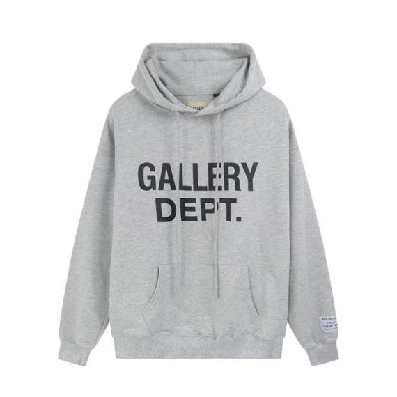 CENTER LOGO HOODIE | Outerwear Clothing HEATHER GREY