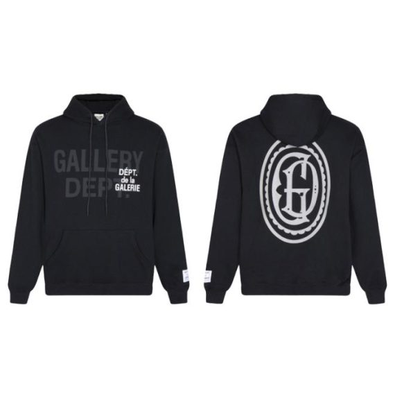 GD MULTI LOGO HOODIE | Outerwear Clothing BLACK