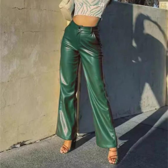 LOGAN FLARE | Pants Clothing APPLE GREEN