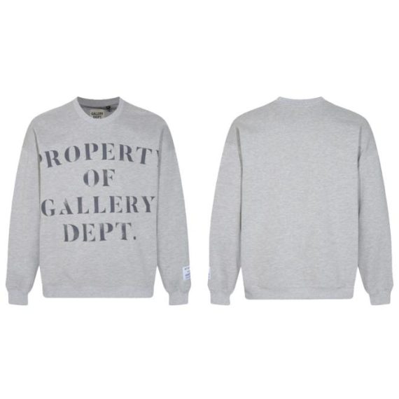 PROPERTY OF GD CREWNECK | Outerwear Clothing HEATHER GREY