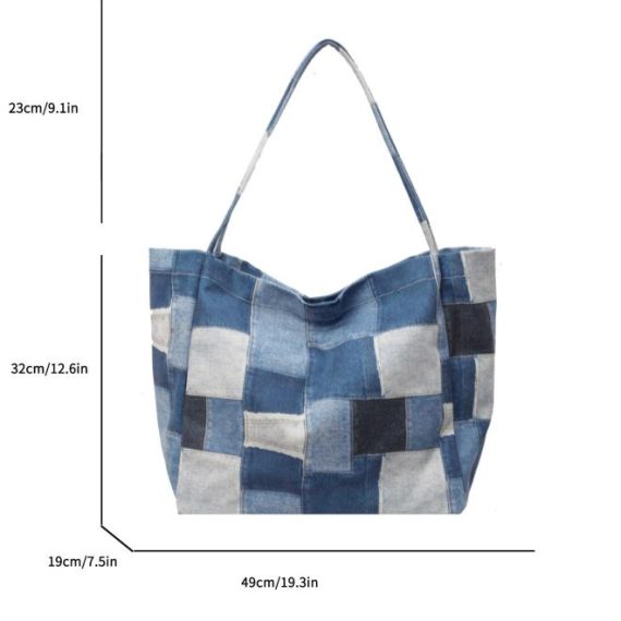 RECYCLED DENIM DUFFLE BAG | Womens/Mens Bags & Belts Accessories Bags & Belts