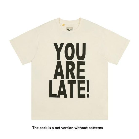 YOU ARE LATE | Short Sleeve Clothing ARCHIVAL WHITE